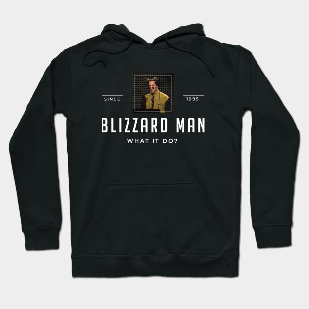 Blizzard Man Hoodie by BodinStreet